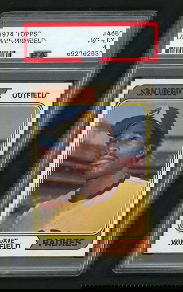 1974 Topps Dave Winfield #456 PSA 4