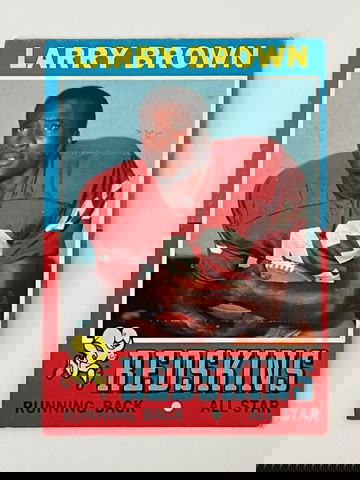 1971 Larry Brown RC Topps #115 (VG-EX)