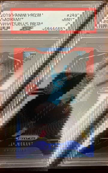 JA Morant Red White Blue Prizm PSA RC Rookie