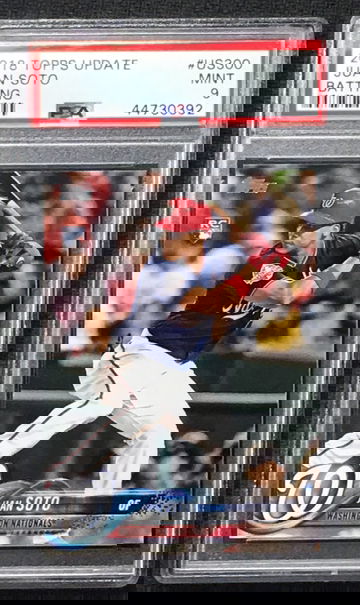 Juan Soto topps update rc us300 psa 9 