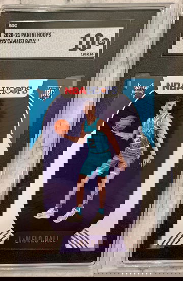 2020 LaMelo Ball NBA Hoops rookie SGC 10