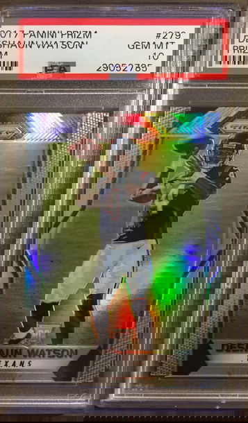 Deshaun Watson 2017 Prizm Silver PSA 10