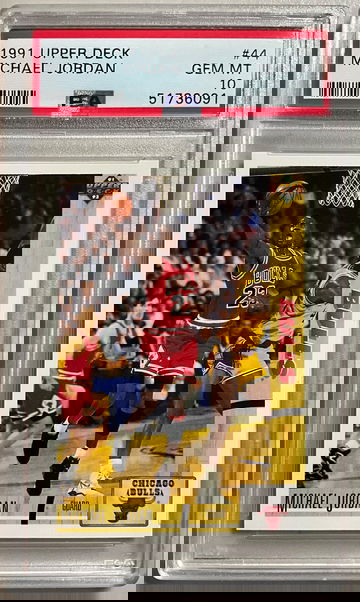 1991 UPPER DECK #44 MICHAEL JORDAN GEM MINT