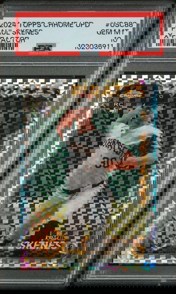 2024 Topps Chrome Update Paul Skenes X-Fractor PSA 10 GEM MT Rookie #USC88 RC