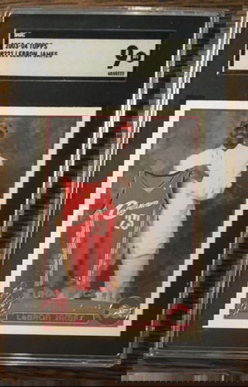 2003 Topps Basketball #221 LeBron James SGC 9 Mint