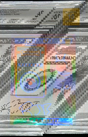 2019-20 Panini Contenders RJ Barrett Rookie Auto Finals Ticket /49 BGS 9/10 AUTO MINT KNICKS