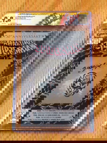 AMAZING SPIDER-MAN #365 CGC SS 9.8 signed sketch Mark Bagley Signature Series