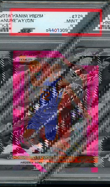 2018 Prizm DeAndre Ayton Pink Ice PSA 9 