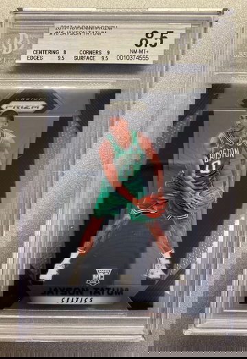 JAYSON TATUM 2017 PANINI PRIZM ROOKIE BGS 8.5