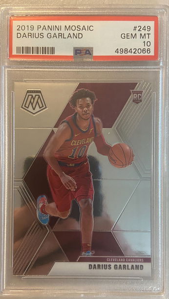 2019 Mosaic Darius Garland Base Rookie PSA 10