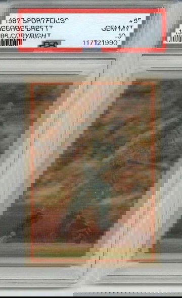 1987 SPORTFLICS 1986 COPYRIGHT #5 GEORGE BRETT ROYALS PSA 10 LOW POP RARE UNIQUE