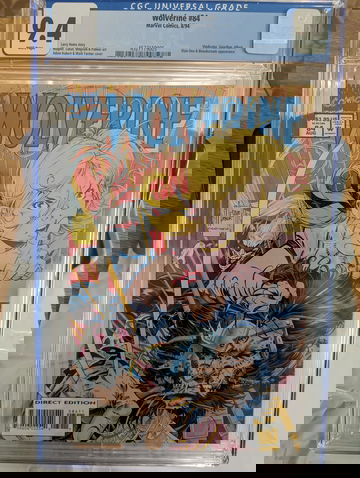 1994 Marvel Wolverine 8/94 #84 CGC 9.4