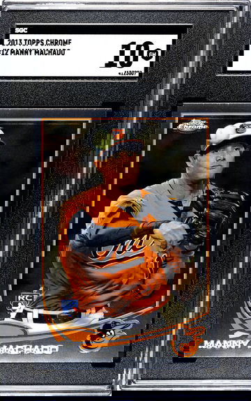 2013 Topps Chrome Manny Machado GM 10