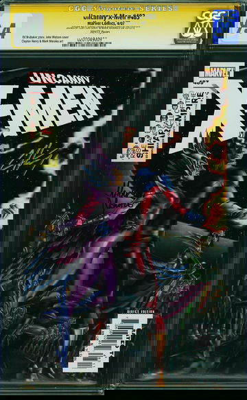 X-MEN #483, CGC 9.4 NM -- SIGNED BY CLAYTON HENRY & MARK MORALES