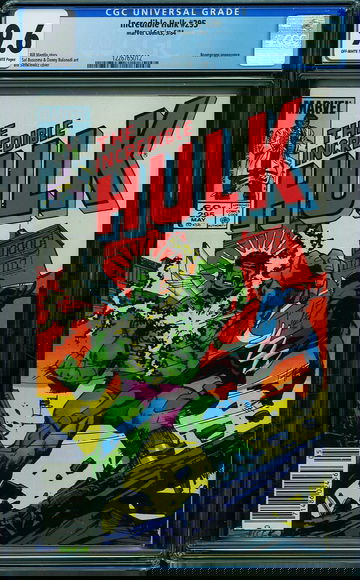 INCREDIBLE HULK #295, CGC 9.6 NM+