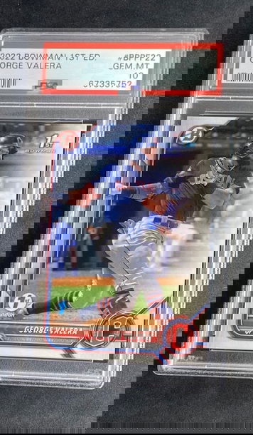 2022 Bowman 1st Edition George Valera PSA 10