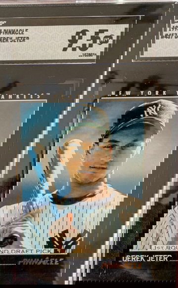 1993 Pinnacle Derek Jeter HoF RC SGC 9.5