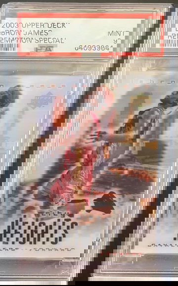 2003 Upper Deck City Heights LeBron James RC! PSA 9 Lakers