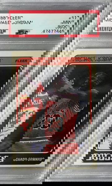 Michael Jordan 1988 Fleer #17 - PSA 9 (OC) - Mint