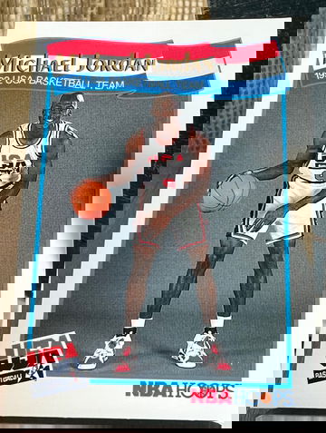 Two (2) 1991 1992 NBA Hoops USA Basketball McDonald's Michael Jordan Bulls #55