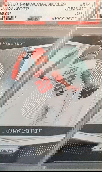 2018 Prizm Juan Soto PSA 10