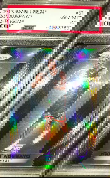 2017 silver prizm Bam Adebayo