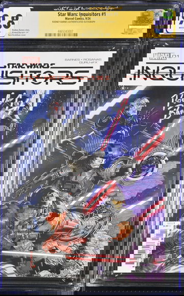 Star Wars: Inquisitors #1 (2024) CGC 9.8 SSeries Signed by Rodney Barnes 1st App