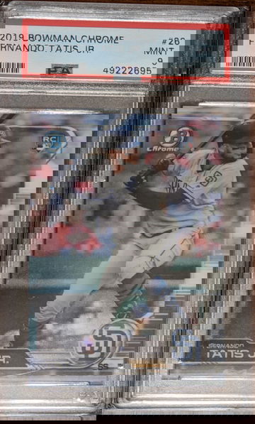 2019 Bowman Chrome Fernando Tatis Jr. RC PSA 9