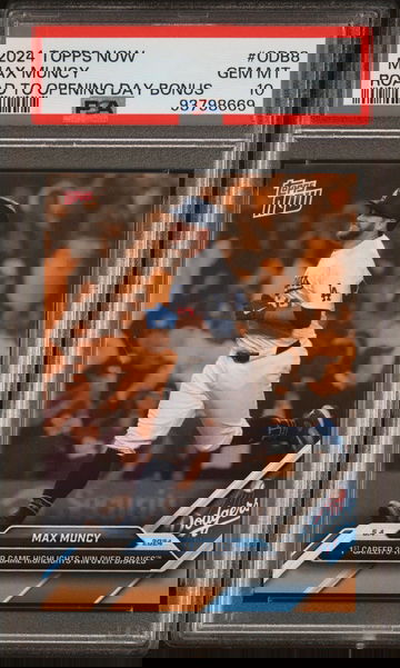 2024 TOPPS MAX MUNCY NOW ROAD TO OPENING DAY BONUS #ODB8 PSA 10