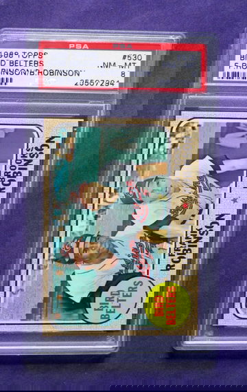 1968 Topps Bird Belters #530 PSA 8 (NM/MT)