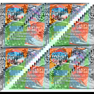 Football Power Cube Lot Of 4 *FACTORY SEALED*