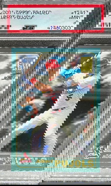 2001 Topps Traded #T247 Albert Pujols PSA 9