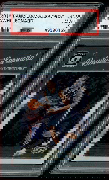 2016 Panini Donruss Optic Kawhi Leonard #116 PSA 9