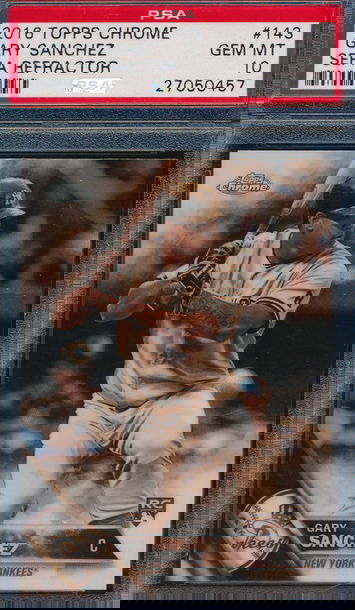 2016 Topps Chrome 143 Sepia Refractor RC PSA 10 GEM MT 0457