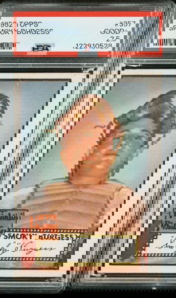 1952 Topps #357 Smoky Burgess PSA 2.5 High Number