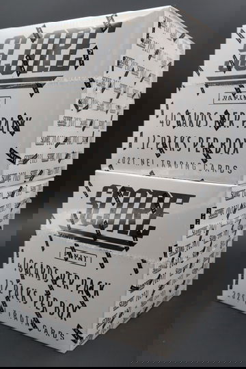 (2) 2021 Score Football Fat Pack Boxes 12 Packs Per Box