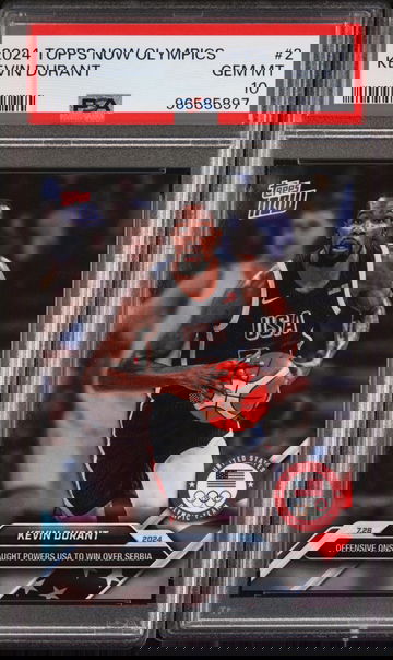 2024 Topps Now Olympics 2 Kevin Durant PSA 10 GEM MINT