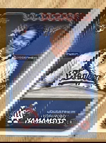 2024 Topps Complete Set Rookie Variation Yoshinobu Yamamoto 553 Dodgers RC