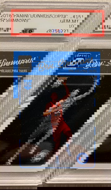 BEN SIMMONS 2016 OPTIC ROOKIE PSA 10 GEM MINT 
