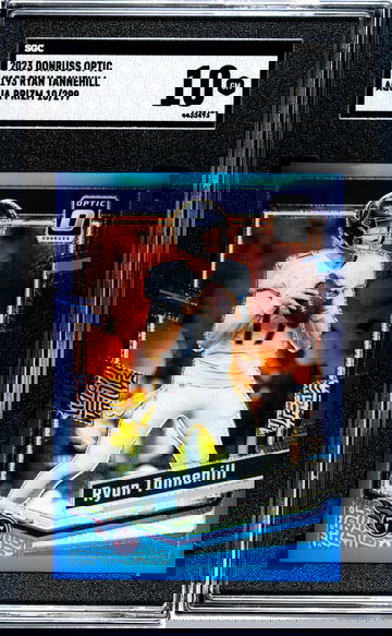 2023 Donruss Optic Aqua Prizm Ryan Tannehill #193 /299 SGC 10