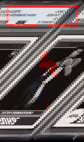 2023 Panini Hoops Victor Wembanyama #298 RC PSA 10