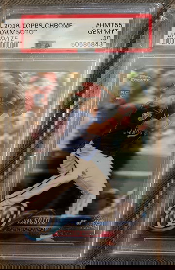 2018 Topps Chrome Update Juan Soto PSA 10 GEM MINT 