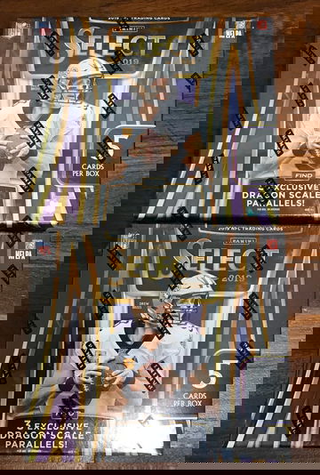 (2) 2019 Panini Select Football Tmall Sealed Box ( 3 Exclusive Dragon Scale )