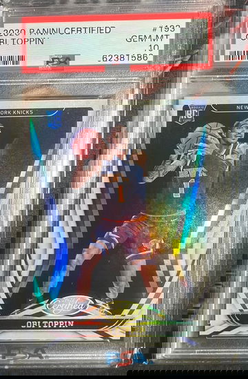 2020 PANII CERTIFIED RC OBI TOPPIN #193 PSA 10 GEM MINT