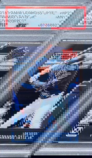 2018 Optic Fernando Tatis Jr PSA 9