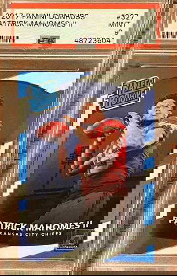 2017 PATRICK MAHOMES PSA 9