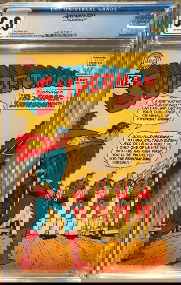 Superman #153 (1962) CGC 8.0 -- Curt Swan Western showdown cover; Jerry Siegel