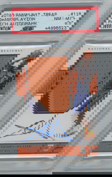 DeANDRE AYTON 2018 National Treasures RPA RC Patch Auto 57/99 PSA 8.5