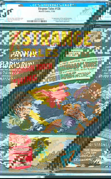 Strange Tales #126 (1964) CGC 4.0 - O/w to white; 1st app. of Clea and Dormammu