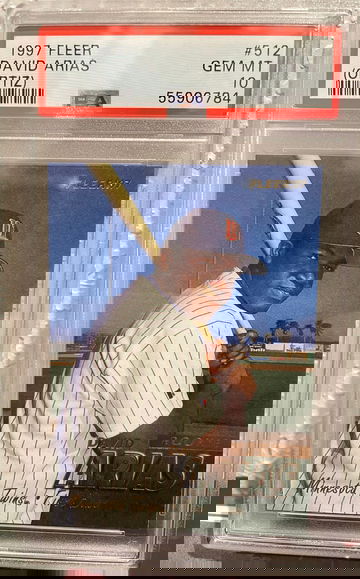 1997 Fleer David Arias Ortiz PSA 10 rookie RC